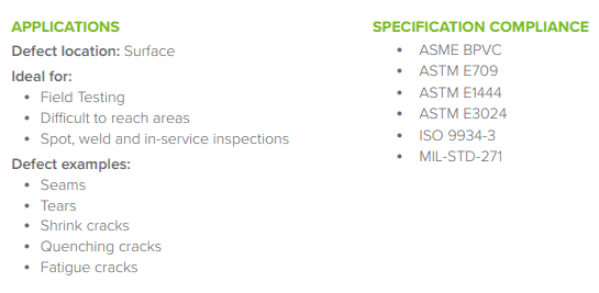 یوک مغناطیسی چراغدار مگنافلاکس Y2 Magnaflux یوک مغناطیسی چراغدار مگنافلاکس Y2 Magnaflux