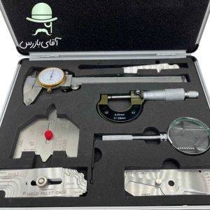 قیمت و خرید ارزان انواع کیف بازرسی جوشکاری 7 تیکه هواتک HUATEC