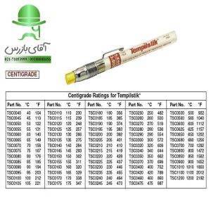 قیمت و خرید ارزان انواع گچ حرارتی جوشکاری مارک Tempilstik 