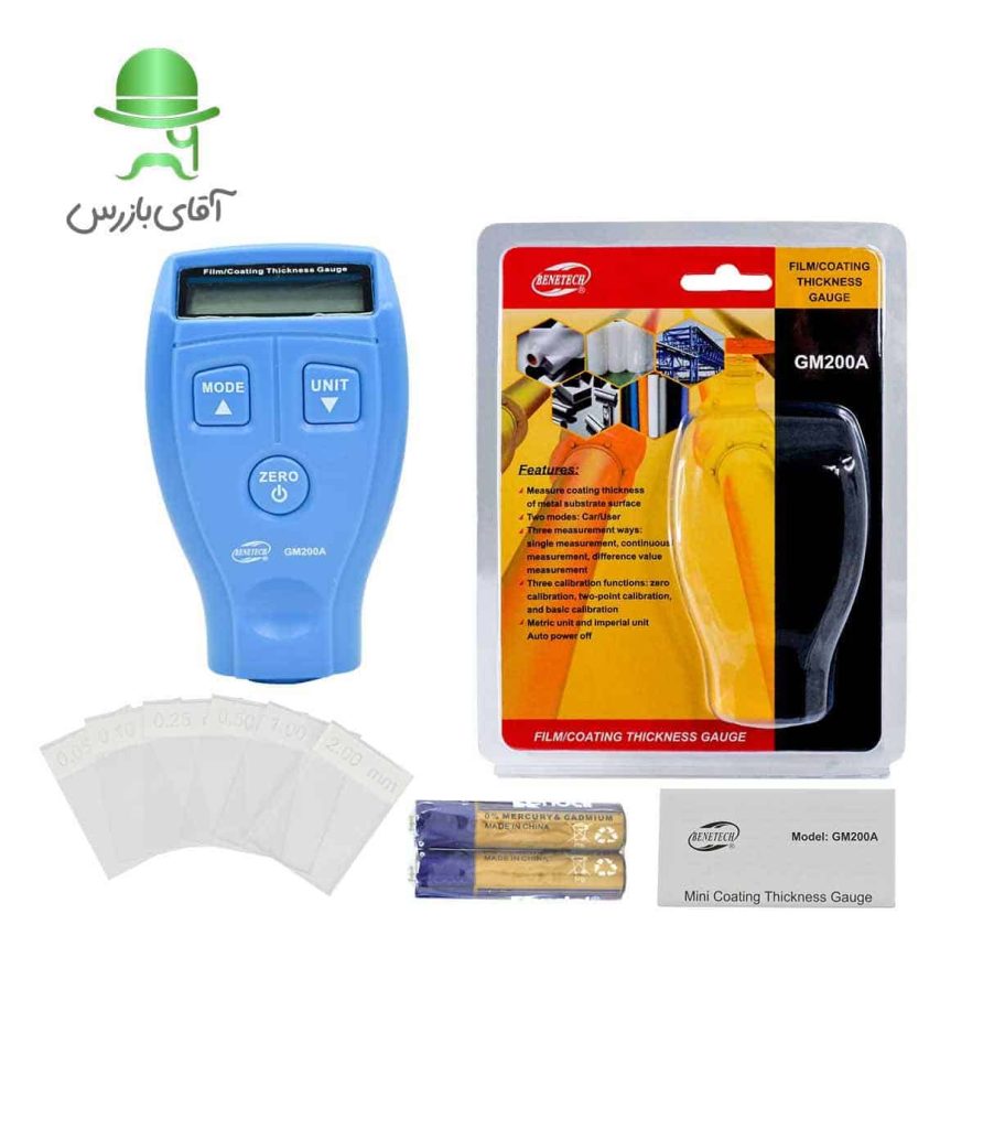 قیمت ضخامت سنج رنگ و لعاب بنتک BENETECH GM200