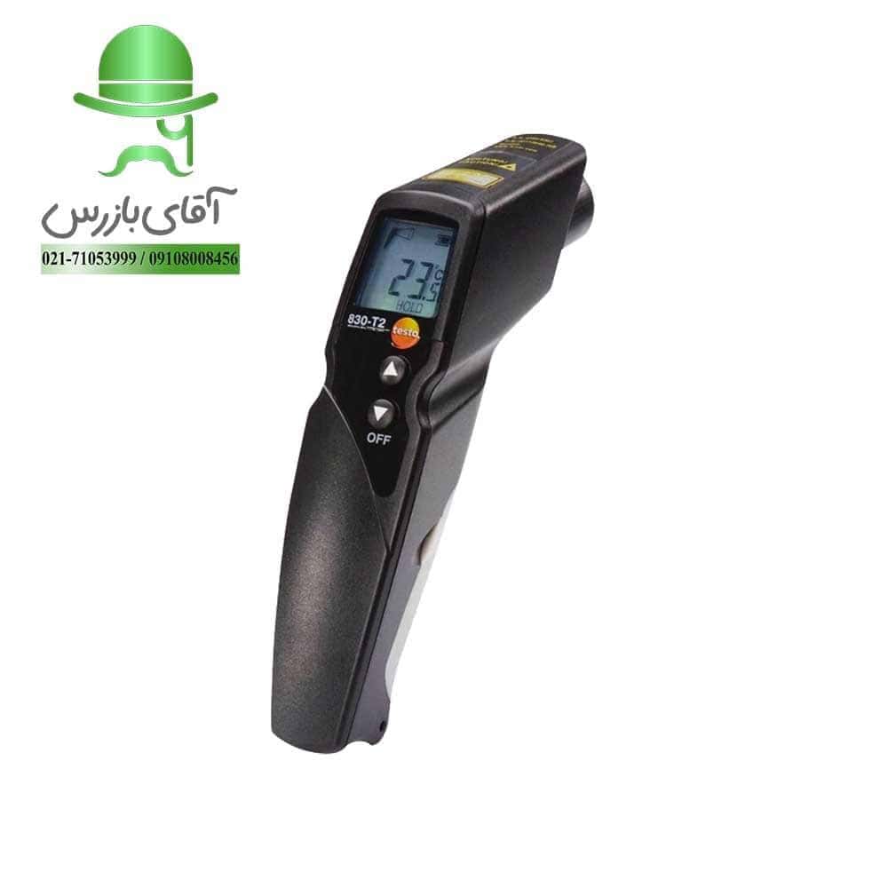 قیمت و خرید ارزان انواع ترمومتر لیزری 400 درجه تستو آلمان مدل Testo 830-T2