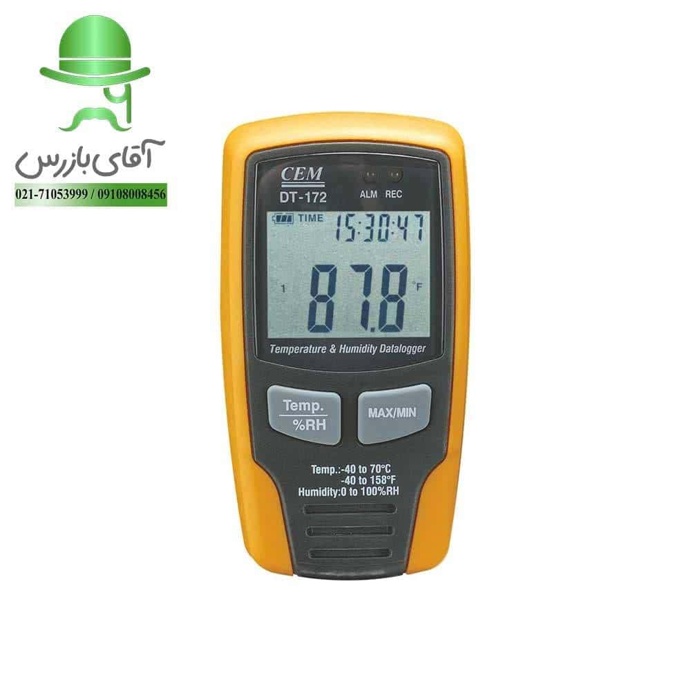 قیمت و خرید ارزان انواع دیتالاگر دیجیتال دما و رطوبت مدل CEM DT-172TK
