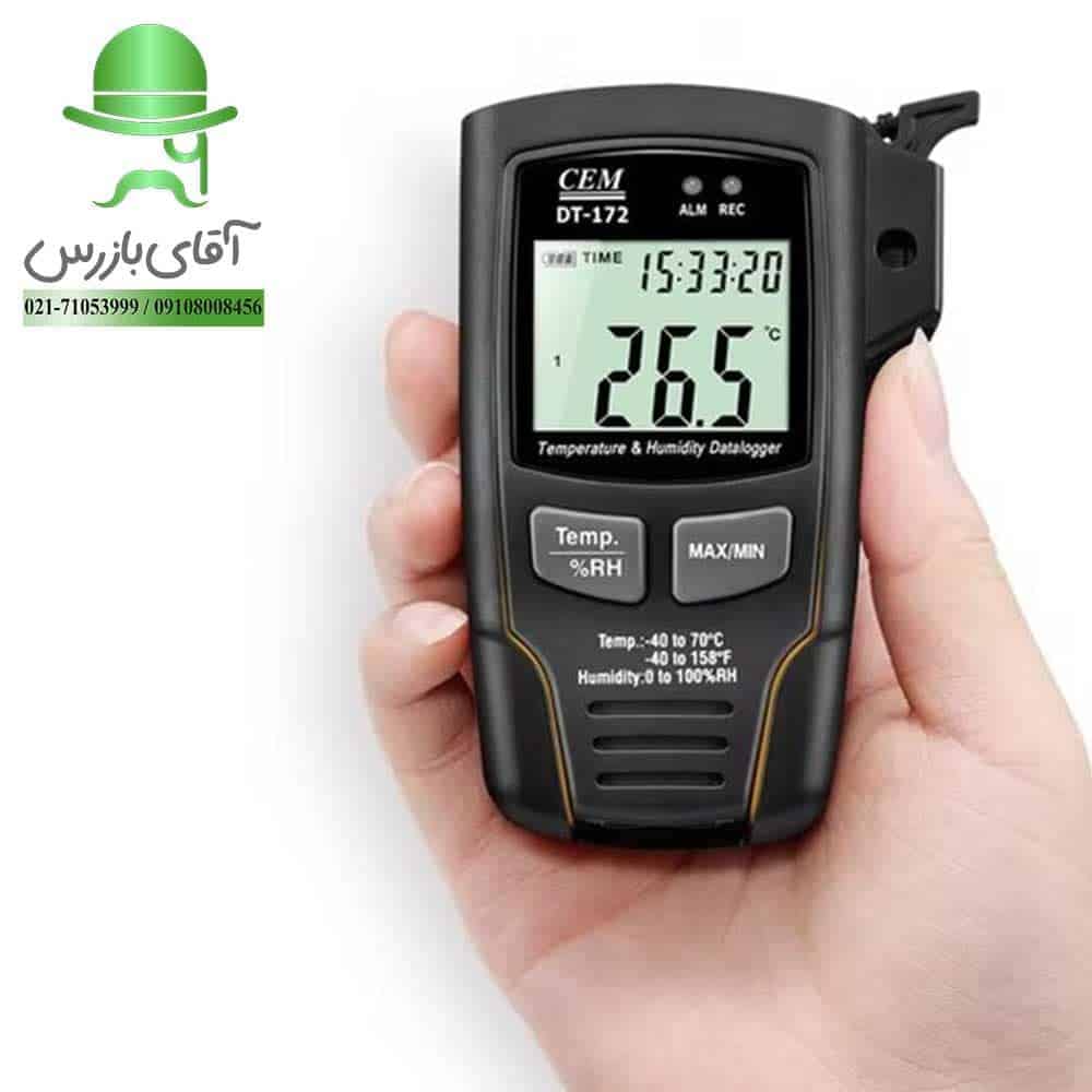 قیمت و خرید ارزان انواع دیتالاگر دیجیتال دما و رطوبت مدل CEM DT-172TK