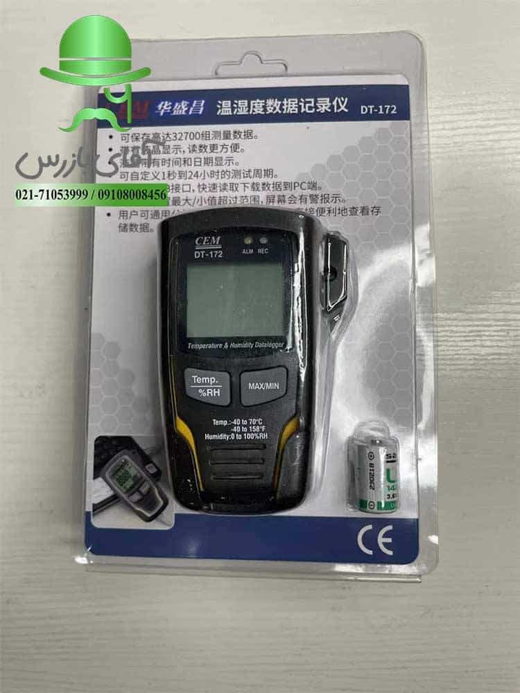 قیمت و خرید ارزان انواع دیتالاگر دیجیتال دما و رطوبت مدل CEM DT-172TK