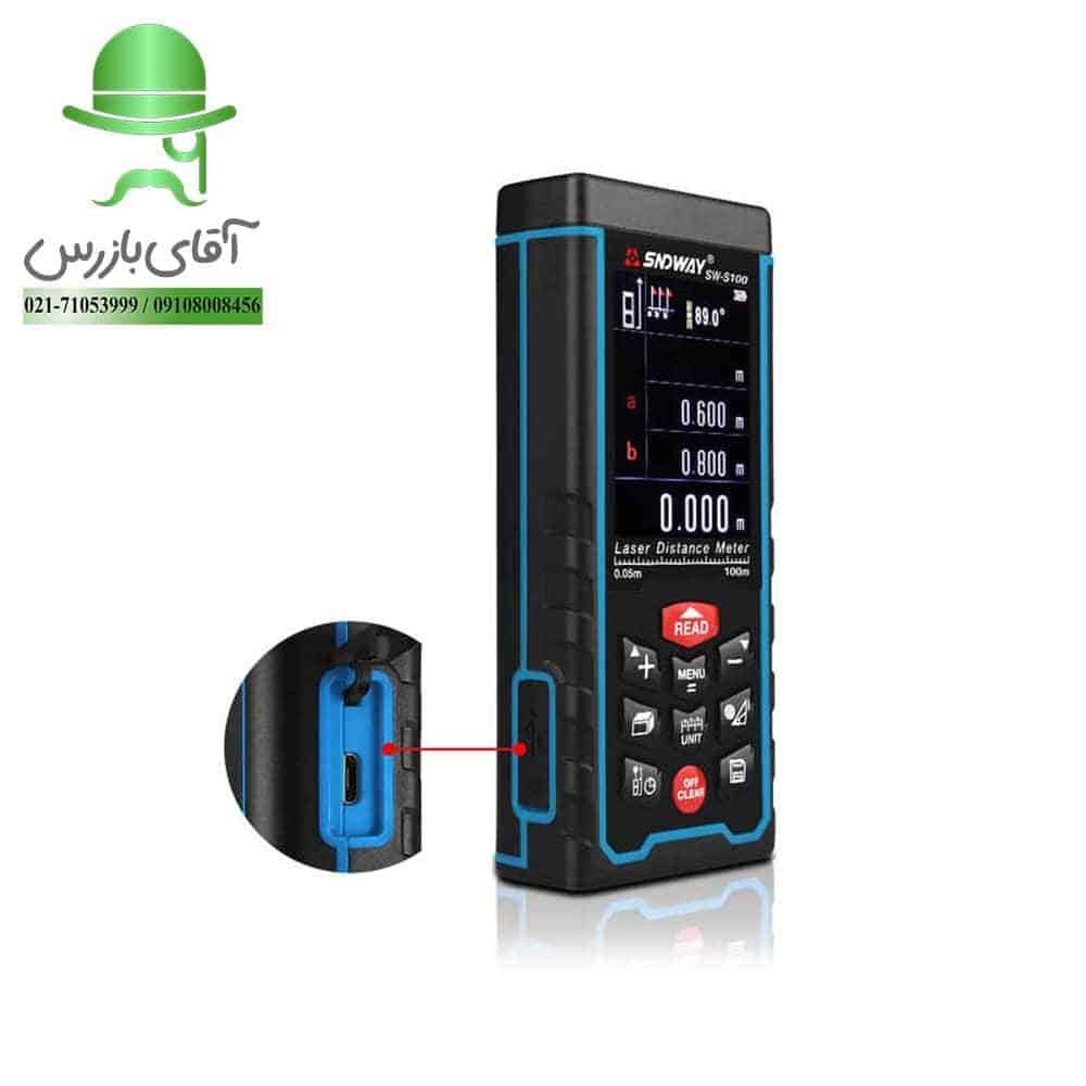 قیمت و خرید ارزان انواع متر لیزری 100 متری SNDWAY SW-100