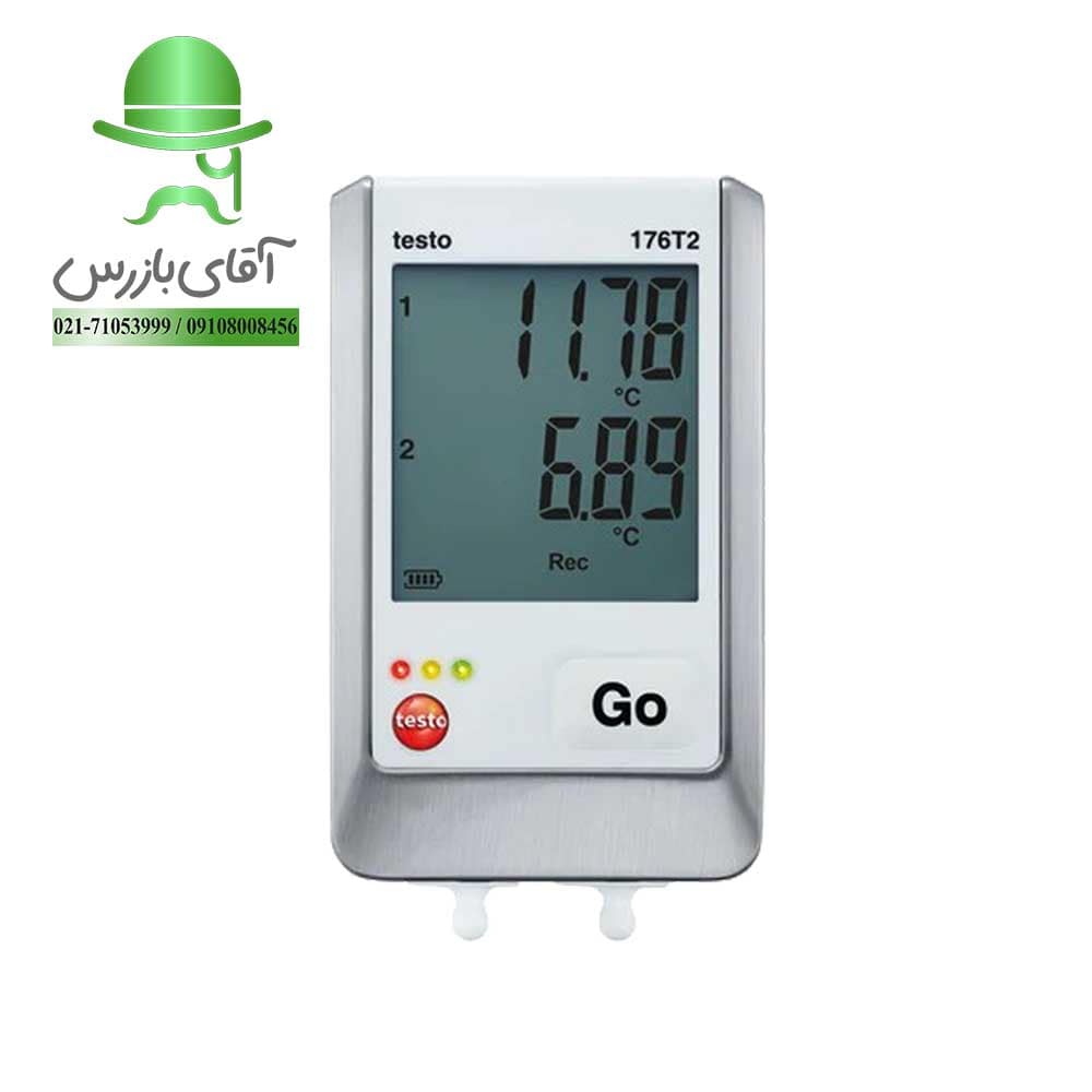 قیمت و خرید ارزان انواع دیتالاگر دما دو کاناله تستو مدل testo 176 T2